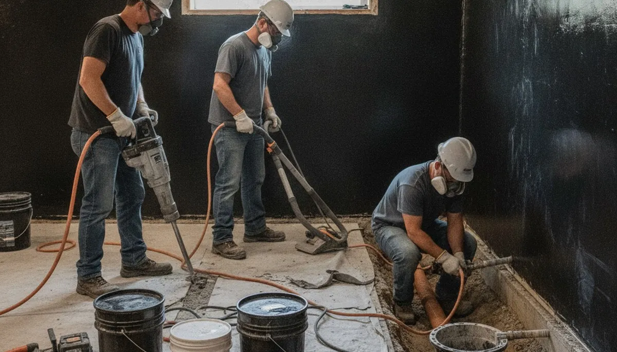 Basement waterproofing in Mobile, AL for wet homes and moisture protection