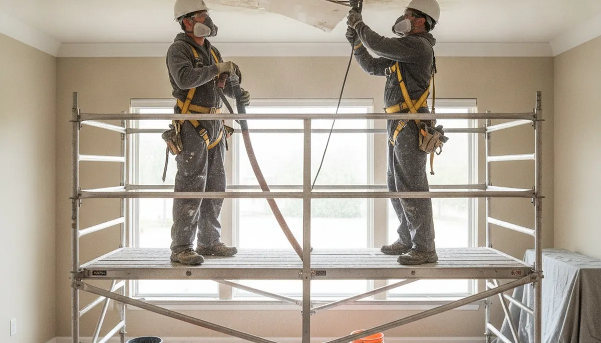 Ceiling water damage repair in Mobile, AL for stained, sagging home ceilings