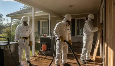 Water damage restoration team in Mobile, AL providing cleanup and repair services