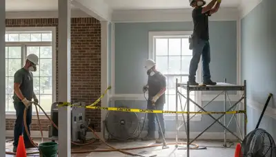 Water damage restoration team serving Mobile, AL for emergency water removal and cleanup