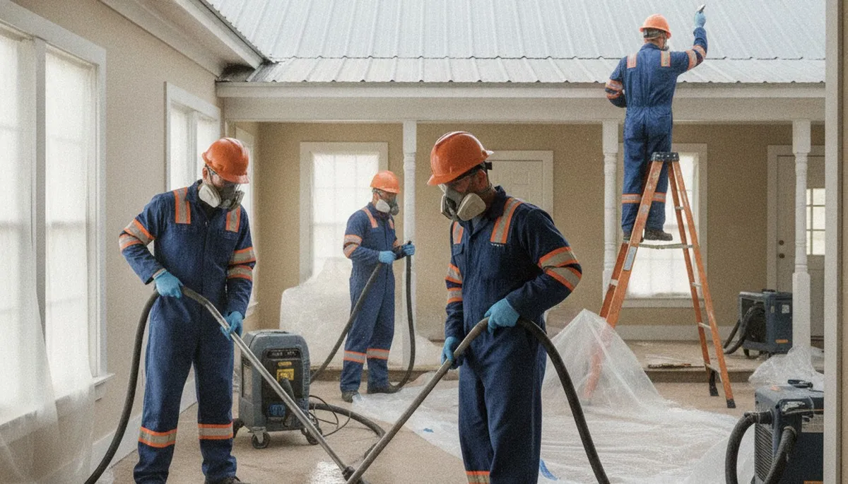 Water damage restoration team serving Mobile, AL for fast water cleanup and repairs