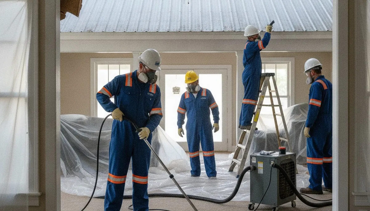Water damage restoration team serving Mobile, AL for fast cleanup and repair