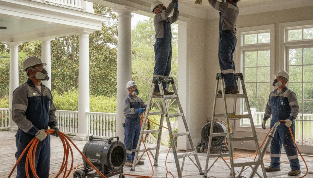 Water damage restoration team serving Mobile, AL for fast cleanup and repair