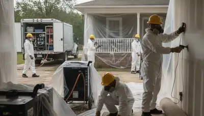 Water damage restoration team serving Mobile, AL for emergency cleanup and repairs