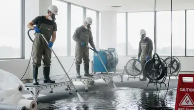 Water damage restoration team serving Mobile, AL homes after storms and heavy rainfall
