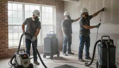 Water damage restoration team in Mobile, AL providing emergency water cleanup and drying services