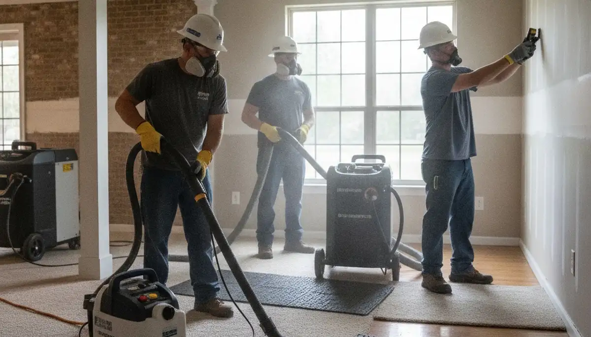 Water damage restoration team serving Mobile, AL for fast cleanup and repair