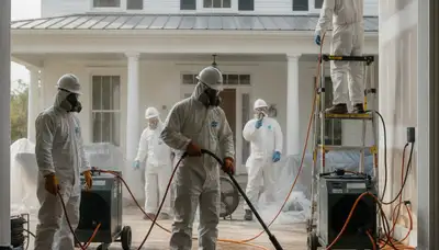 Water damage restoration team serving Mobile, AL for emergency cleanup and repair